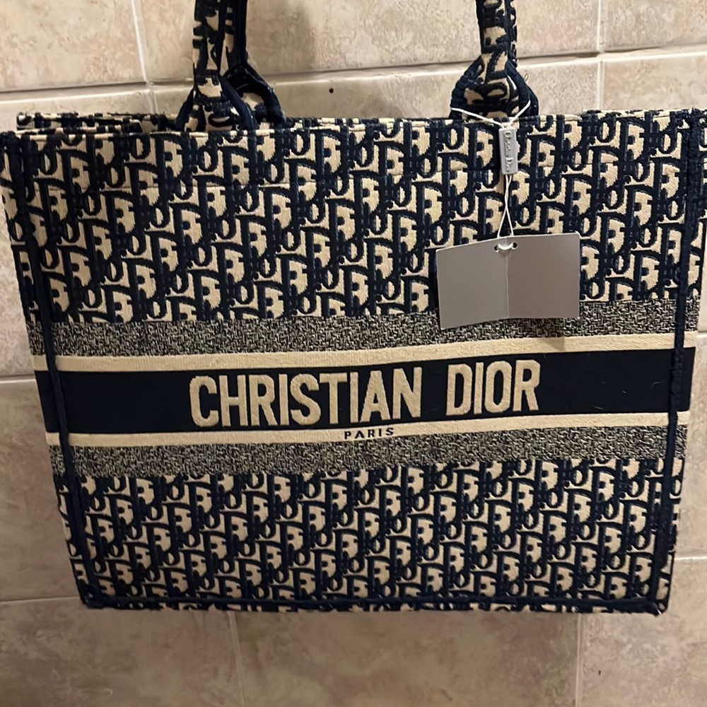 DIOR TOTE BLUE